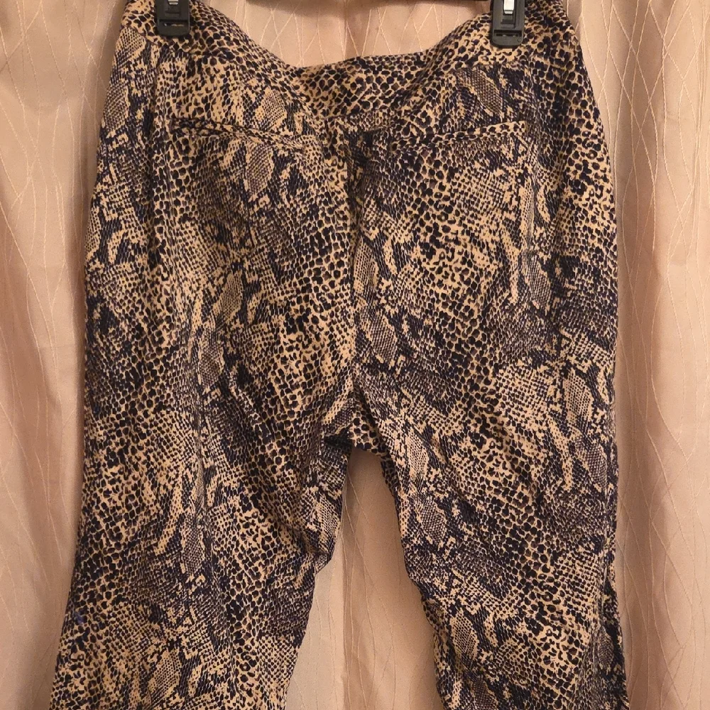 Rafaella Brown and Beige Leopard Print‎ Pants